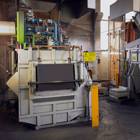 Immagine di dettaglio forni - Reparti - Fonderia Morini