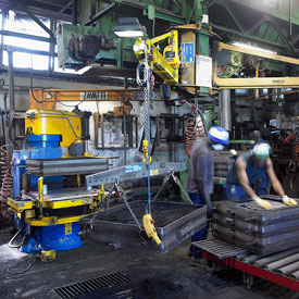 Reparto impianto semiautomatico - Fonderia Morini