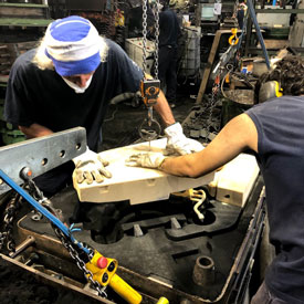 Reparto impianto semiautomatico - Fonderia Morini